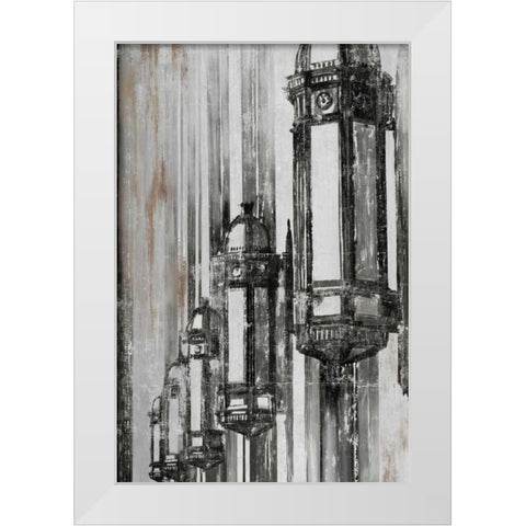 Centurion II White Modern Wood Framed Art Print by PI Studio