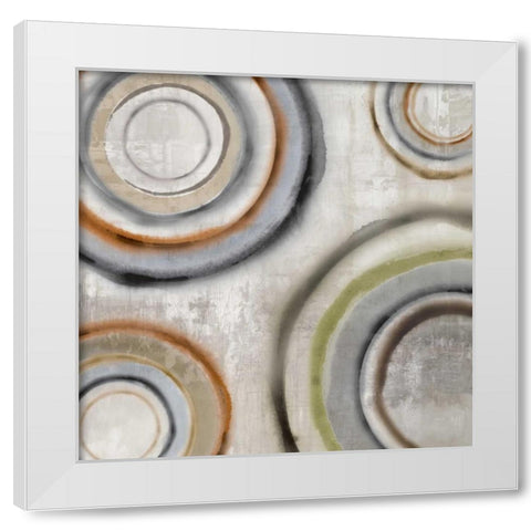 Nebulous White Modern Wood Framed Art Print by PI Studio