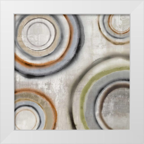 Nebulous White Modern Wood Framed Art Print by PI Studio