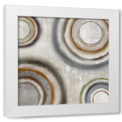 Nebulous II White Modern Wood Framed Art Print by PI Studio