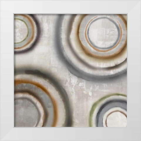 Nebulous II White Modern Wood Framed Art Print by PI Studio