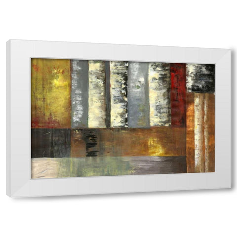 Originial Birch White Modern Wood Framed Art Print by PI Studio