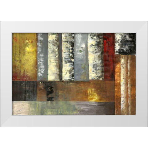 Originial Birch White Modern Wood Framed Art Print by PI Studio