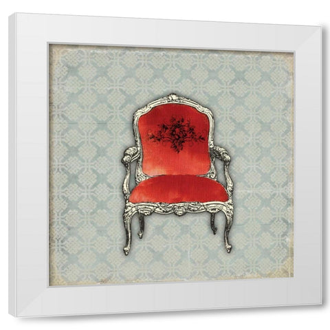 BergÃ¨re II White Modern Wood Framed Art Print by PI Studio