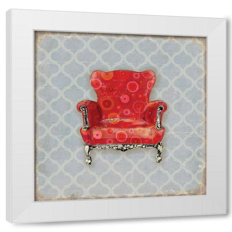 BergÃ¨re IV White Modern Wood Framed Art Print by PI Studio