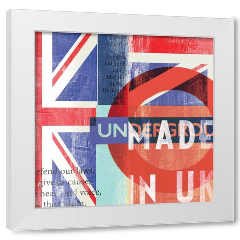 UK White Modern Wood Framed Art Print by PI Studio