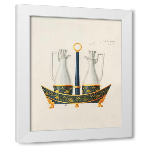 Carafes IV White Modern Wood Framed Art Print by PI Studio