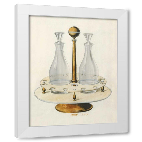 Carafes VI White Modern Wood Framed Art Print by PI Studio