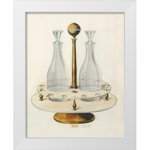 Carafes VI White Modern Wood Framed Art Print by PI Studio