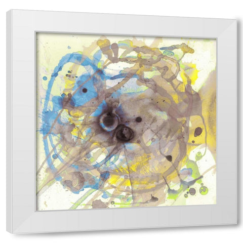 Watercolour Abstract I White Modern Wood Framed Art Print by PI Studio