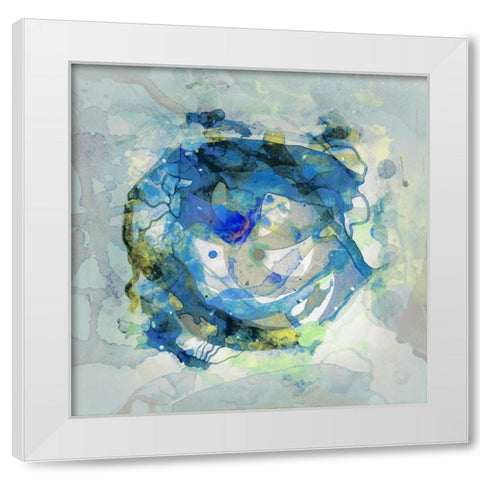 Watercolour Abstract III White Modern Wood Framed Art Print by PI Studio