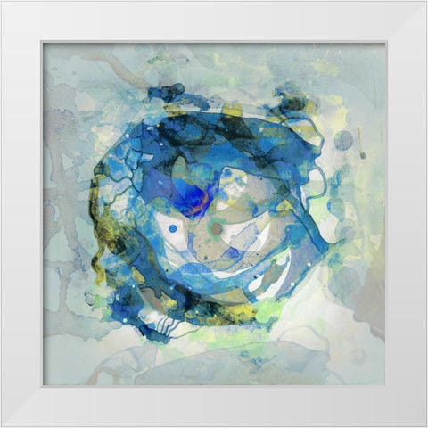 Watercolour Abstract III White Modern Wood Framed Art Print by PI Studio