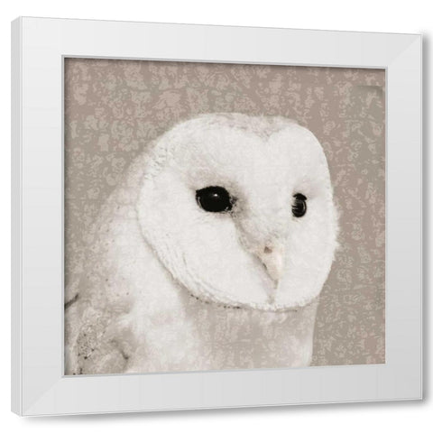 Feathered II White Modern Wood Framed Art Print by PI Studio