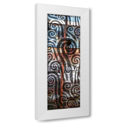 Anonymity I White Modern Wood Framed Art Print by PI Studio