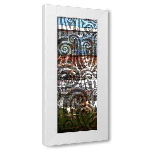 Anonymity III White Modern Wood Framed Art Print by PI Studio