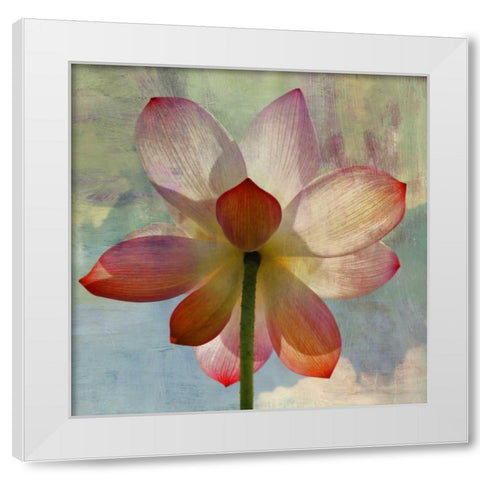 LOVELY LILY II White Modern Wood Framed Art Print by PI Studio