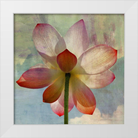 LOVELY LILY II White Modern Wood Framed Art Print by PI Studio