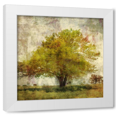 Vintage Tree White Modern Wood Framed Art Print by PI Studio