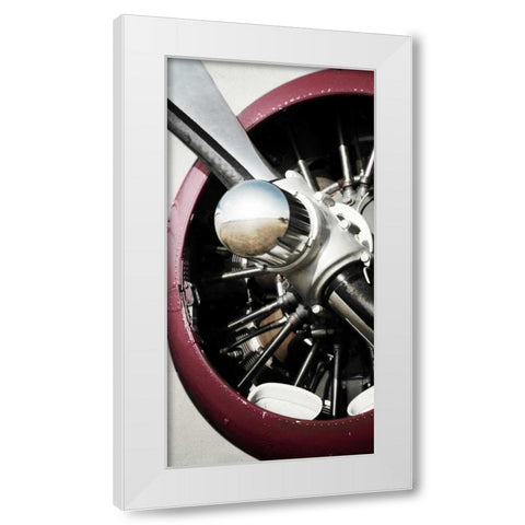 Aeronautical II White Modern Wood Framed Art Print by PI Studio