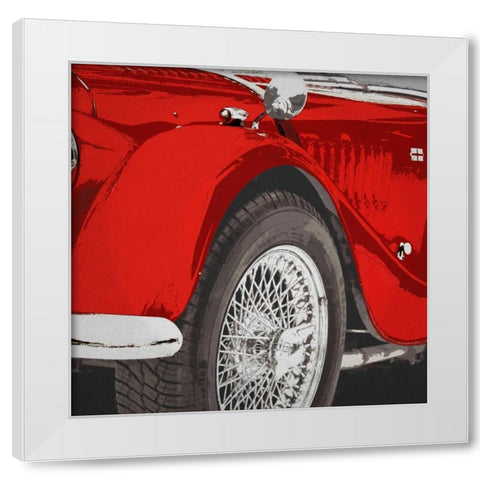 HANDSOME White Modern Wood Framed Art Print by PI Studio