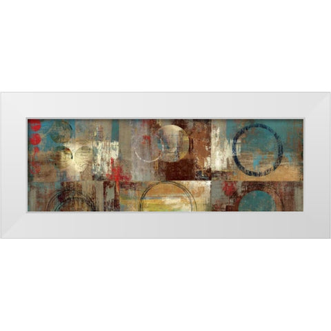 Play Around I White Modern Wood Framed Art Print by PI Studio