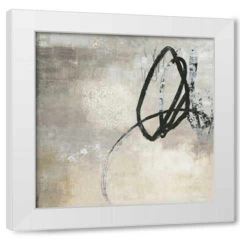 Soft Touch I White Modern Wood Framed Art Print by PI Studio