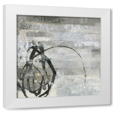 Soft Touch II White Modern Wood Framed Art Print by PI Studio