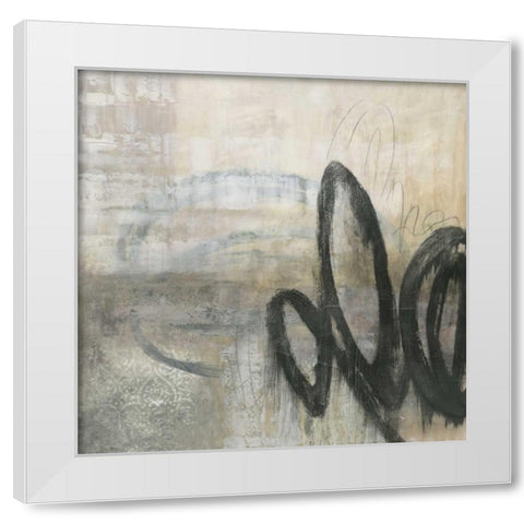 Soft Touch III White Modern Wood Framed Art Print by PI Studio