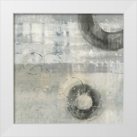 Soft Touch IV White Modern Wood Framed Art Print by PI Studio