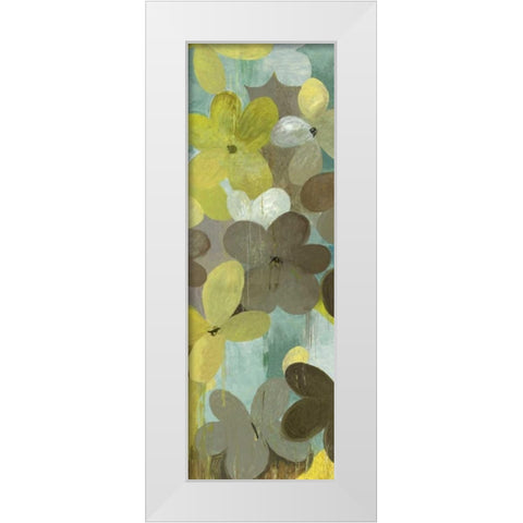 Acquiesce White Modern Wood Framed Art Print by PI Studio