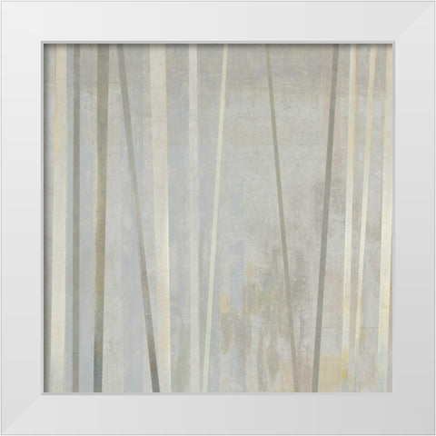 Tenuous II White Modern Wood Framed Art Print by PI Studio