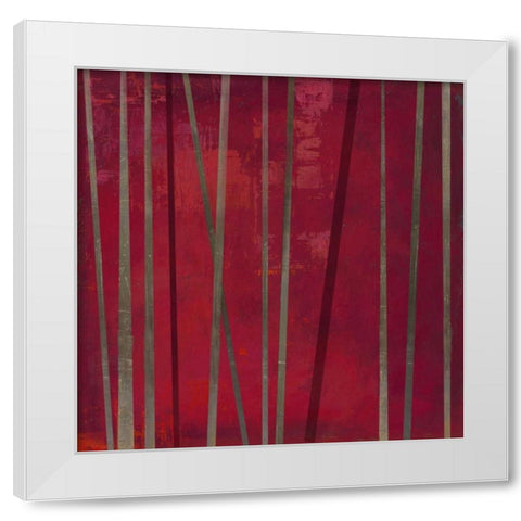 TenuousV White Modern Wood Framed Art Print by PI Studio