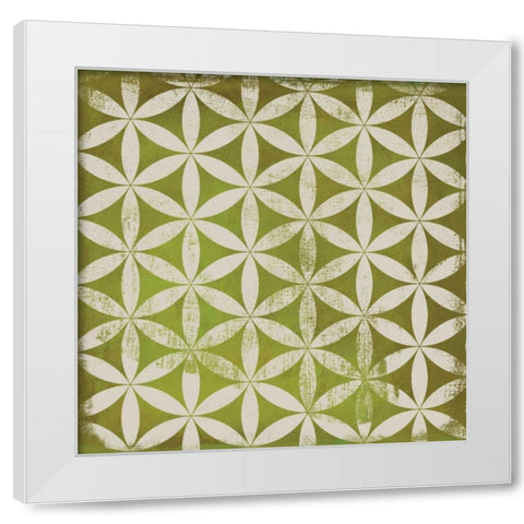 Terra IV White Modern Wood Framed Art Print by PI Studio