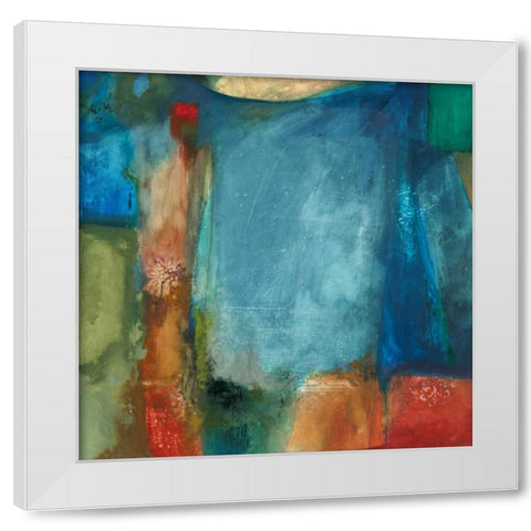 Oscar White Modern Wood Framed Art Print by PI Studio