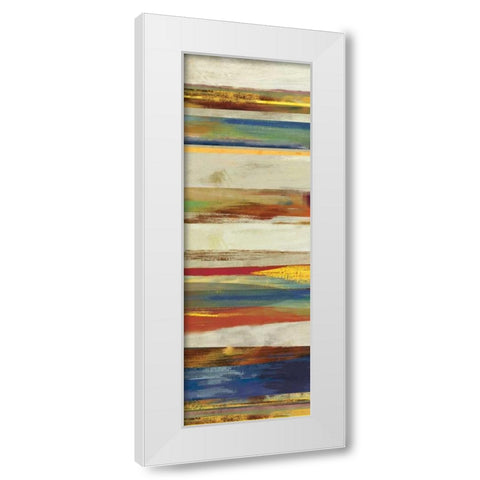 Composition II White Modern Wood Framed Art Print by PI Studio