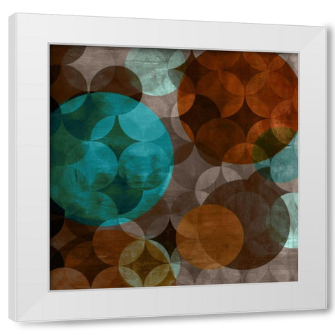 New Colony White Modern Wood Framed Art Print by PI Studio