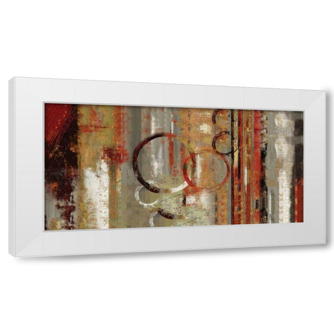 Portage I White Modern Wood Framed Art Print by PI Studio