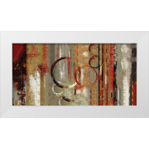 Portage I White Modern Wood Framed Art Print by PI Studio