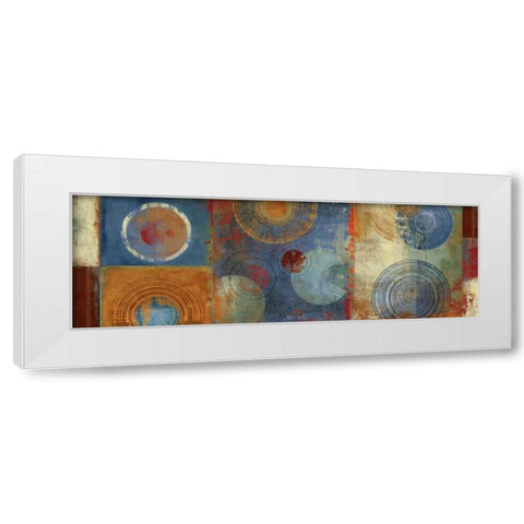 Organic I White Modern Wood Framed Art Print by PI Studio