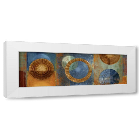 Organic II White Modern Wood Framed Art Print by PI Studio