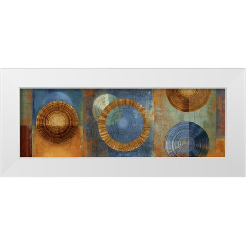 Organic II White Modern Wood Framed Art Print by PI Studio