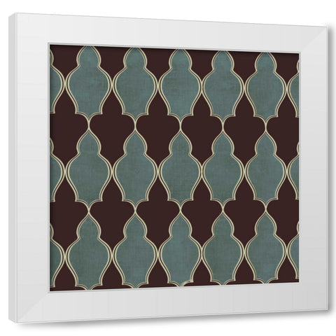 Parisian Pattern I White Modern Wood Framed Art Print by PI Studio