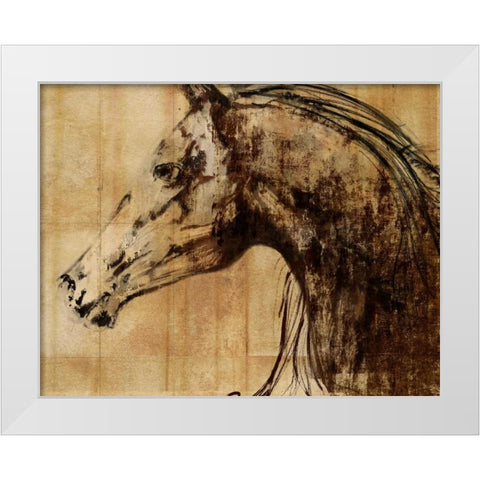 Stallion I - Print on Demand White Modern Wood Framed Art Print by PI Studio