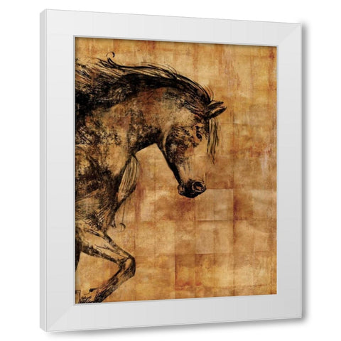 Stallion I - Print on Demand White Modern Wood Framed Art Print by PI Studio