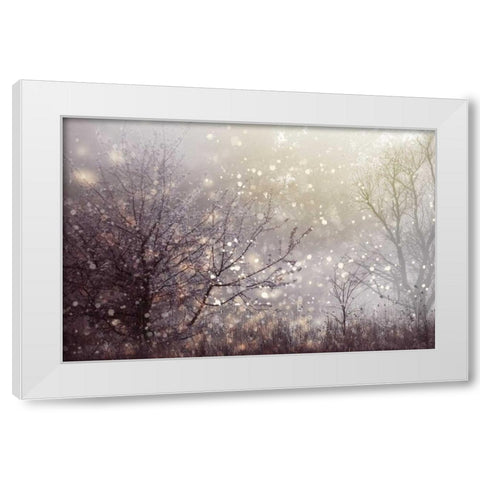 Atmospheric I White Modern Wood Framed Art Print by PI Studio