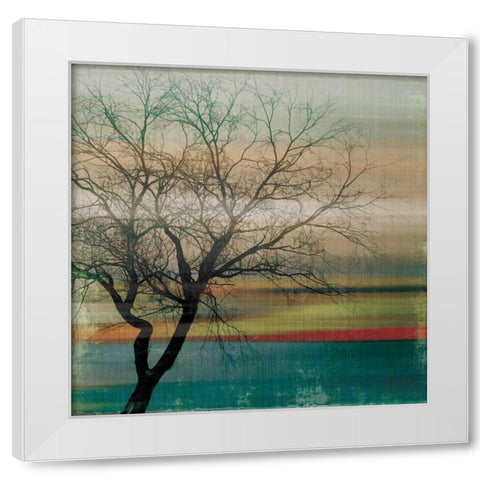 Harmony II White Modern Wood Framed Art Print by PI Studio