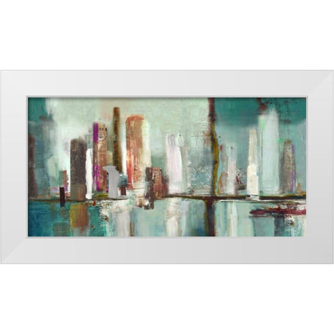 Illumination  White Modern Wood Framed Art Print by PI Studio