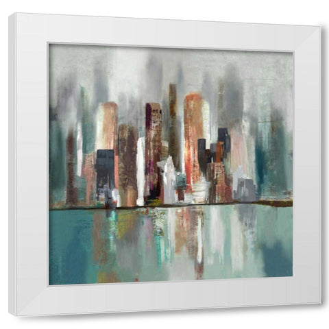 Illumination II White Modern Wood Framed Art Print by PI Studio