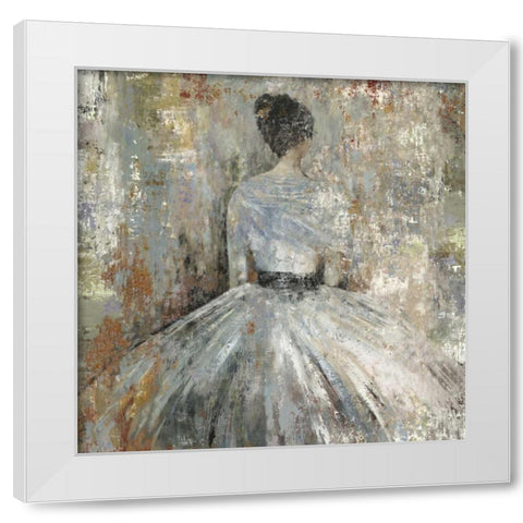 Intuitive Moment III White Modern Wood Framed Art Print by PI Studio