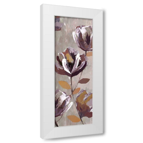 Cameroon Floral I White Modern Wood Framed Art Print by PI Studio